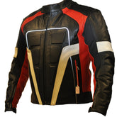 Classyak Real Leather Motorbike Jacket, Padded Protection. Xs-5xl